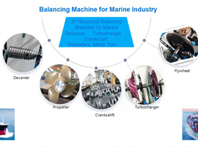 Динамическая балансировочная машина JP для морской промышленности