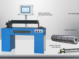 JP Cross Flow Fan Balancing Machine