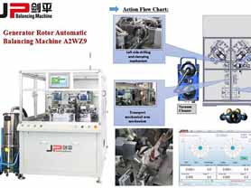 Jp Automatic Balancing Machines for Generator Rotor