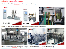 Mixed Flow Pump Balancing Machine